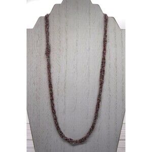 Beaded Necklace 4 Strand Twist